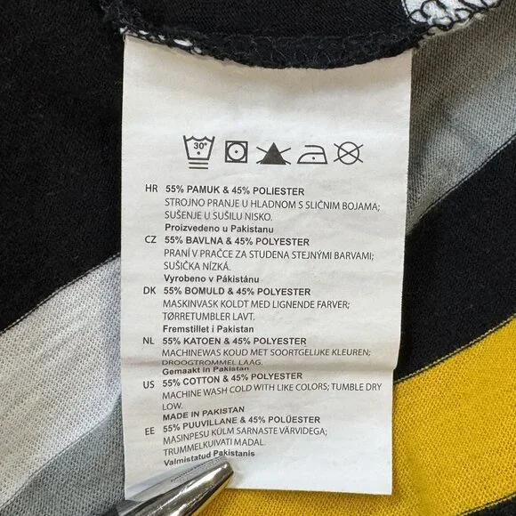 Primitive Skateboarding Striped Short-Sleeve T-Shirt Multicolor Top Mens Medium - Picture 5 of 9